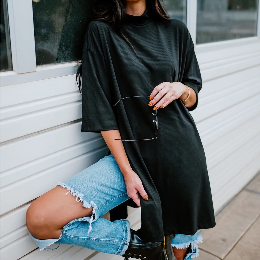 Dressed In Lala Icon Mock Neck Top